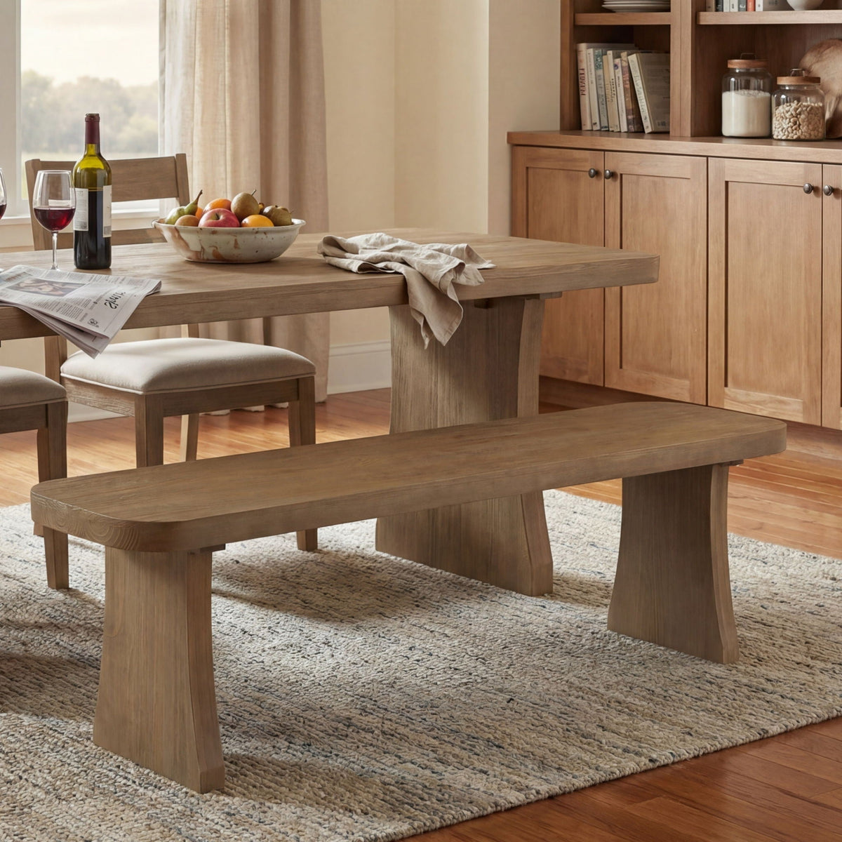 Indoor Dining Bench - Pine