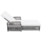 GO Outdoor Long Reclining Chaise with Cushions