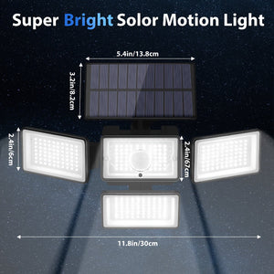 Moktan Sabai - Bright Solar Lights w/ Remote & Motion Sensor 2/4 Pack