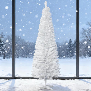 Slim Christmas Tree with Realistic Branches