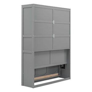 Murphy Wall Bed With Shelves, Space Saving