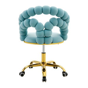 Puffy Bubble, Ball Chain Accent Chair With 5 Claw Casters
