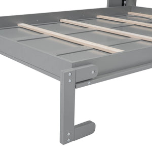 Murphy Wall Bed With Shelves, Space Saving