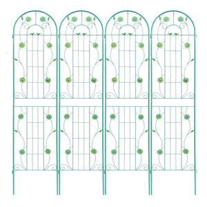 Metal Garden Trellis Rustproof Trellis For Climbing Plant Outdoor Flower Support