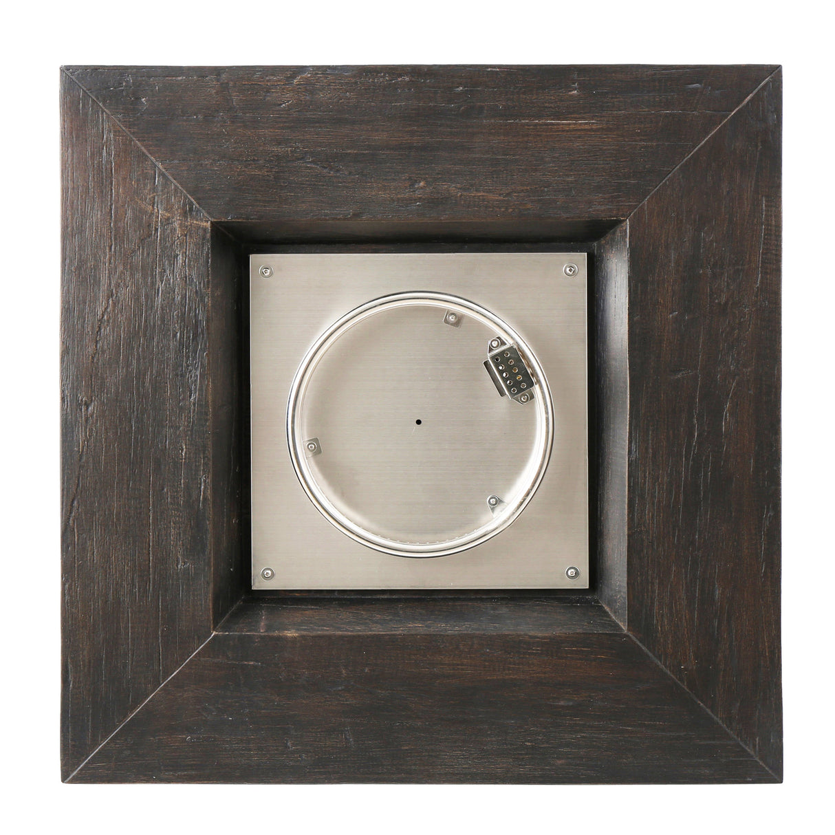 Anchorage 32'' Wood Square MGO Fire Pit Brown - 40,000 BTU