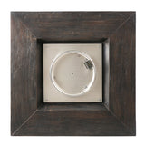 Anchorage 32'' Wood Square MGO Fire Pit Brown - 40,000 BTU