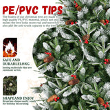 7.5-Foot Snow-Tipped Woodland Christmas Tree