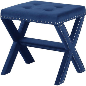 Upholstered Accent Bench With Nailhead Trim