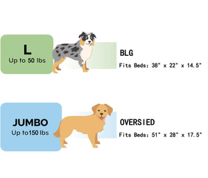 Elegant Rectangular Pet Bed for Oversized Dogs