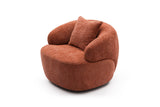 360° Swivel Mid Century Modern Curved SofaOrange
