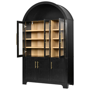 K&K 73" Tall Arched Kitchen Pantry