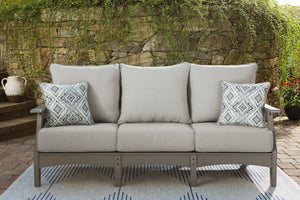 Visola - Sofa with Cushion - Gray