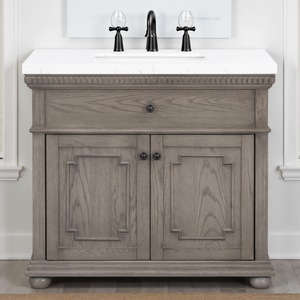 37'' Bathroom Vanity with Engineered Stone Top