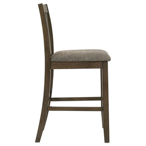 Maxine - Upholstered Counter Height Dining Side Chair (Set of 2) - Brown
