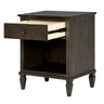 Victoria Nightstand with Open Storage - French Design - Multiple Colors