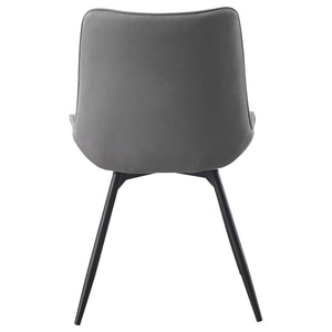 Tufted Swivel Dining Chairs (Set of 2) - Gray
