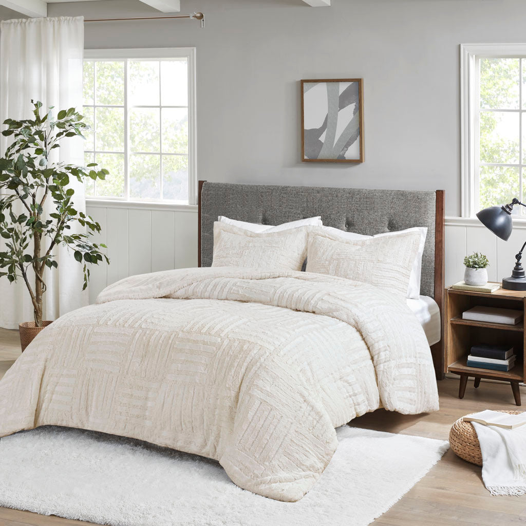 Twin Fur Down Alternative Comforter Mini Set