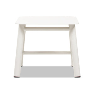 Atlas 19.5" Square Outdoor Patio Side Table Light