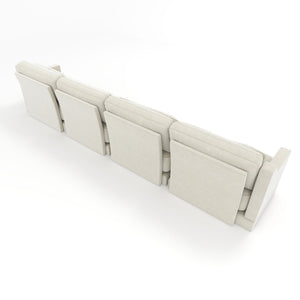 Elegant Sofa With Ergonomic Design And Lumbar Pillows