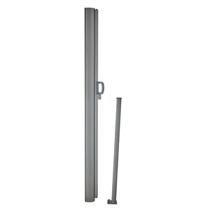 Retractable Side Awning, 71''-118'' Full Aluminum Rust-Proof Outdoor Privacy Screen