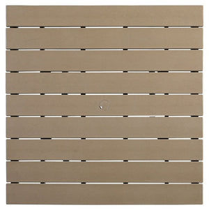 Fairen Trail - Square Counter TBL w/Umb OPT - Black / Driftwood