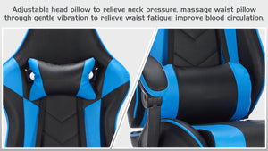 Gaming Chair with Footrest and Ergonomic Features