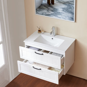 31.5" Bathroom Vanities Cabinet with Sink Combo