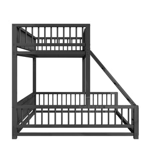Bunk Bed With Ladder And Safety Guardrails
