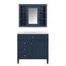 Bathroom Vanity With Mirror Cabinet, Storage Cabinet With 2 Soft Closing Doors And 4 Drawers, Undermount Sink