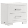 Copper - 2 Drawer Rectangular Nightstand