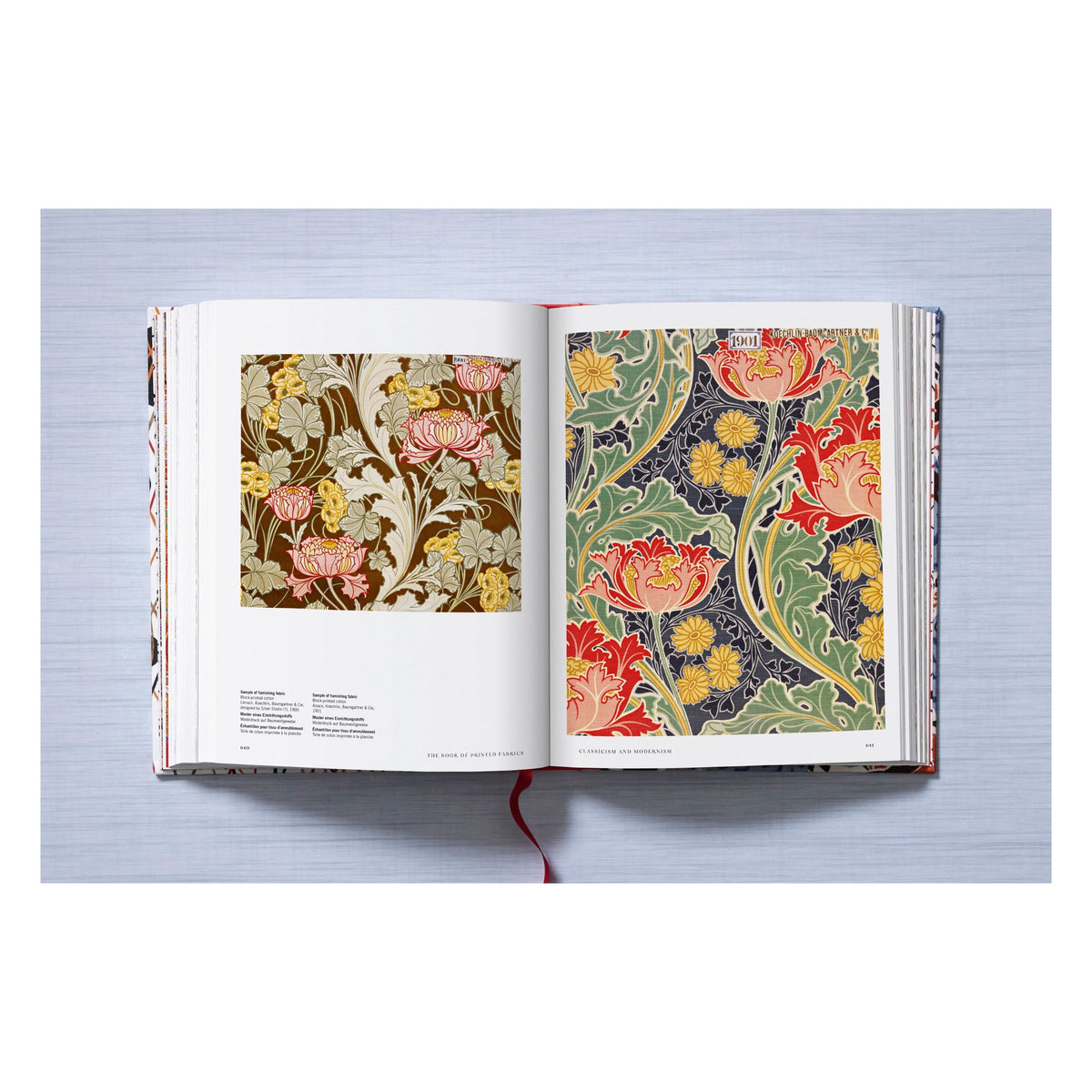 The Book of Printed Fabrics. From the 16th century until today (German, French, English)