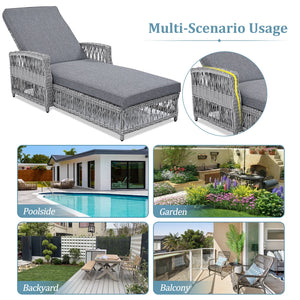 Go 2 Pieces Long Reclining Chaise Set