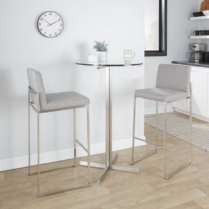 Fuji - Contemporary And Modern Elegance High Back Barstool