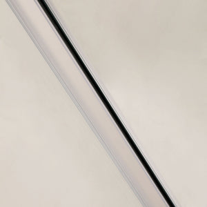 Single Sliding Bypass Shower Door, Tempered Glass Enclosure