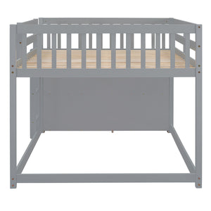 Bunk Bed With 4 Drawers And 3 Shelves