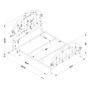 Juneau - Bed With Curved Headboard And Footboard