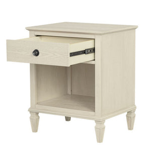 Victoria Nightstand with Open Storage - French Design - Multiple Colors