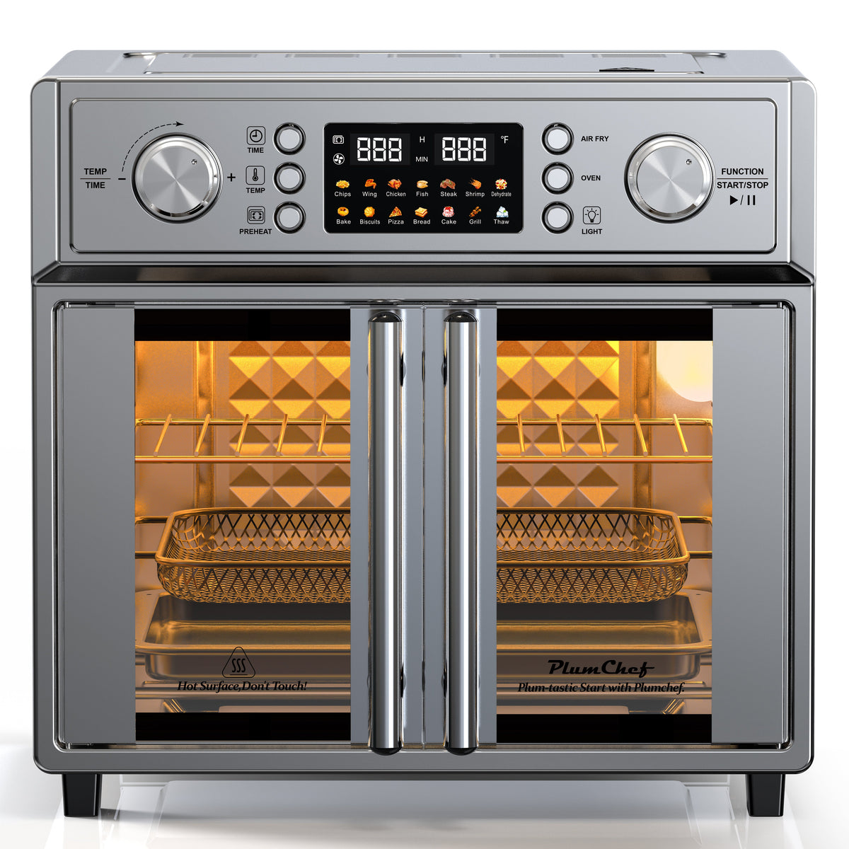 PlumChef 26QT Large Capacity French Double-Door Air Fryer