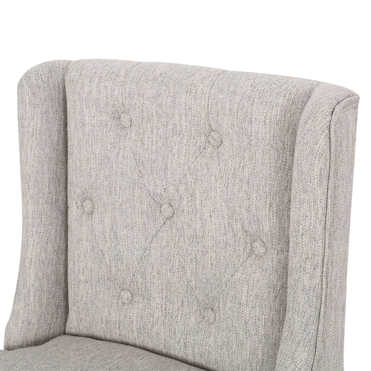 Vienna - Contemporary Fabric Tufted & Wingback Counter Stools (Set of 2)