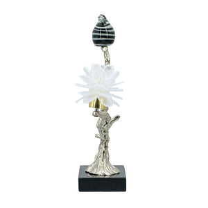 Aluminum Candle Holder With Marble Stand