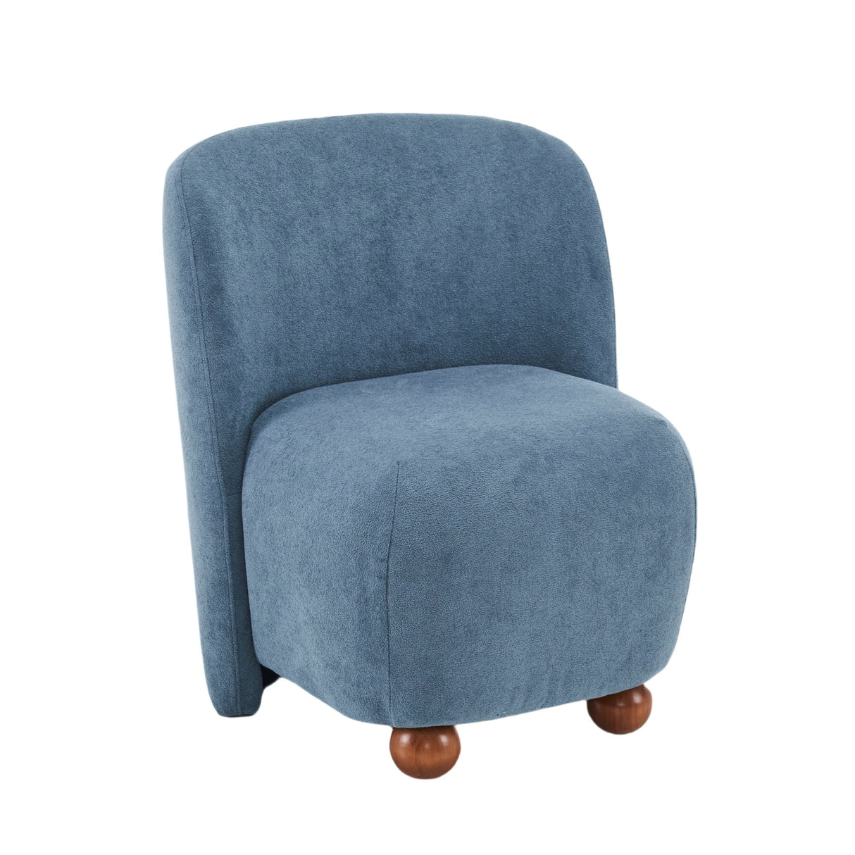 Modern Low Back Accent Upholstered Armless Living Room Chairs