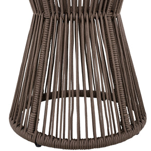 Outdoor Side Table, Dark