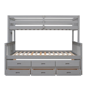 Bunk Bed With Twin Size Trundle And Drawers
