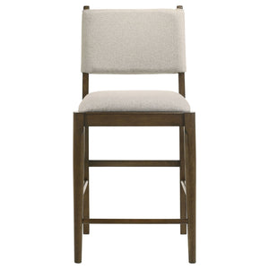 Ottowa Upholstered Counter Side Chair Brown (Set of 2)