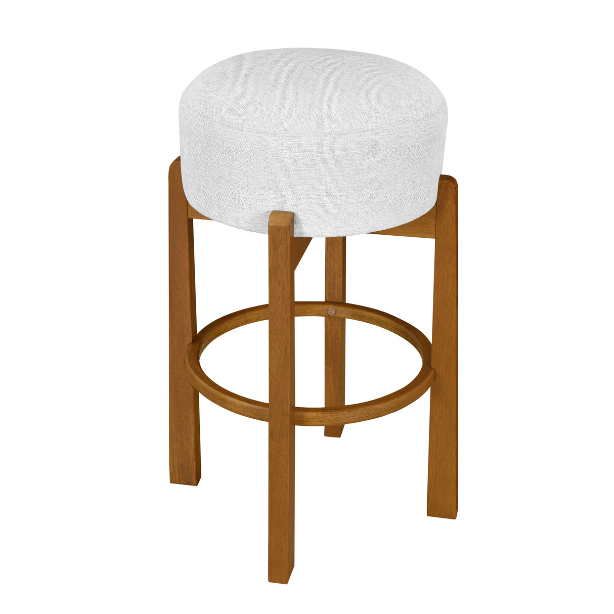Vera Indoor Wooden Upholstered Barstool