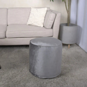 Shimon Cylinder Pouf Ottoman and Floor Cushion