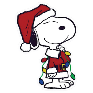 Peanuts 2-sided Window Cling -