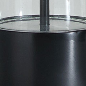 Kerrbrook - Glass Table Lamp - Clear / Black