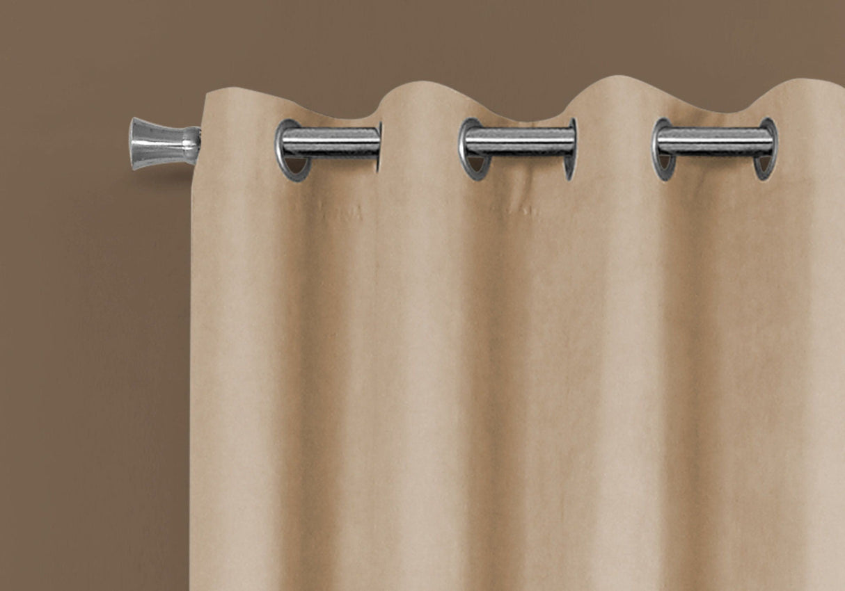 2 Pieces Set Curtain Panel Room Darkening Grommet