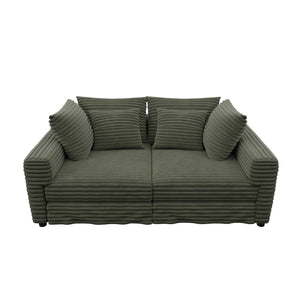 4 Seat Sofa, Deep Seat Couches With Soft Pillows